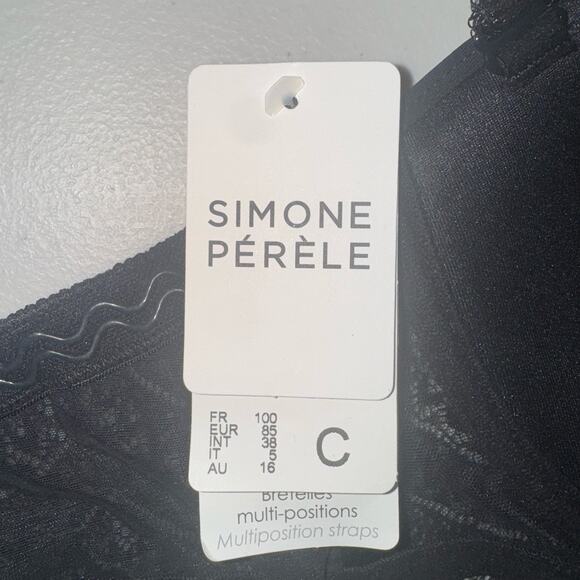 Simone Perelle Womens 38C Strapless Convertible Bra Intimates Feminine Romantic - Picture 9 of 12